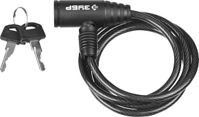 ЗУБР 37269-95 950 мм, d 6 мм, 2 ключа, тросовый Замок