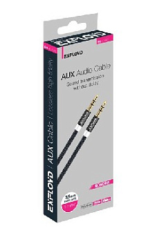 EXPLOYD EX-K-641 AUX Jack3,5mm(M) - Jack3,5mm(M) 1M черный Кабель