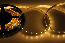 LAMPER (141-336) LED-лента 5м открытая, 8 мм, IP23, SMD 2835, 60 LED/m, 12 V, цвет свечения теплый белый LAMPER Лента светодиодная