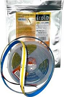 ECOLA P2CW14ESB LED strip PRO 14W/m 24V IP20 10mm COB 330Led/m 2700K 1400Lm/m светодиодная лента на катушке 5м. теплый белый Светодиодная лента на кат