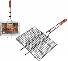 ECOS Решетка для барбекю RD-172D (р-р 35x25x2см, общая длина 70 см, сталь с а/пригарным покр.) 999635 Решетка для барбекю