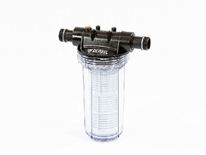 DENZEL Фильтр тонкой очистки F2, объем 2л, диаметр 1" 97282 Насосы