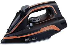 KELLI KL-1645 черный; бежевый Утюг