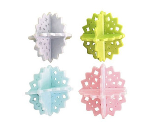 РЫЖИЙ КОТ Набор шариков ароматических для стирки WB-05 AROMA (4 шт) (311125) Набор шариков ароматических РЫЖИЙ КОТ Набор шариков ароматических для сти