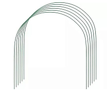 GRINDA 422311-85-90 Дуги для парника проволочные 2,2м, 6шт Дуги GRINDA 422311-85-90 Дуги для парника проволочные 2,2м, 6шт