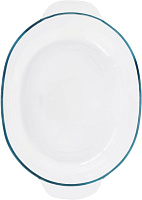 APPETITE PLH19 стекл овал 34х25х8,5см/3,5л глубокая с руч Форма