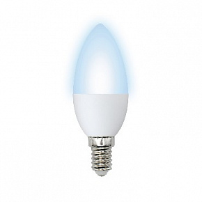 VOLPE (UL-00003795) LED-C37-7W/NW/E14/FR/NR Белый свет 4000K Лампа светодиодная