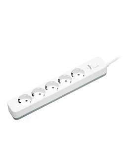 PERFEO (PF_C3963) POWER STREAM - 5 роз - 1,5 м - белый Сетевой фильтр