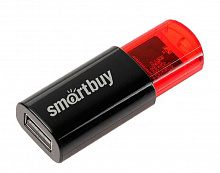 SMARTBUY (SB32GBCl-K) 32GB CLICK BLACK/RED USB флеш