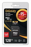 DIGOLDY 128GB microSDXC Class 10 UHS-1 Extreme Pro (U3) [DG128GCSDXC10UHS-1-ElU3 w] Карта памяти