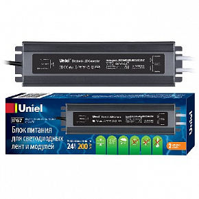UNIEL (UL-00007580) UET-VAF-200B67 24V IP67 2 ВЫХОДА Герметичные (класс защиты IP 67)
