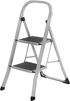 СИБРТЕХ Стремянка стальная, 2 широкие ступени 20х30 см с полимерным покрытием 97726 Стремянка