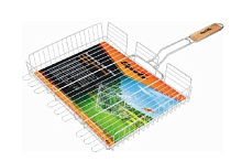 SPARTA Решетка-гриль 300х400х65 мм, объемная хромированная 69561 Решетка д/гриля