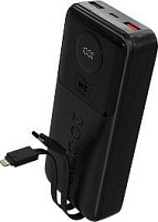 MORE CHOICE (4620202552815) PB35-20 20000mAh 2USB+1Type-C 3.0A 22.5W+PD20W+QC3.0 LE, черный Powe Bank