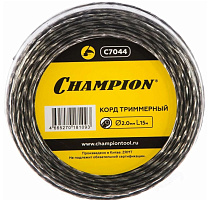 CHAMPION C7044 Корд трим. TRI-TWIST 2.0мм* 15м (витой треугольник) Леска для триммера