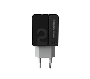 MORE CHOICE (4627151191911) NC46i СЗУ 2USB 2.4A для Apple 8-pin 1м Black Grey СЗУ