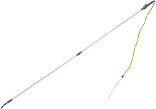 PALISAD для опрыскивателя телескопическая, универсальная, алюминиевая, 3 м, BASE 64753