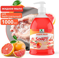 CLEAN&GREEN CG8239 Soapy Light Грейпфрут с дозатором 1000мл Жидкое мыло