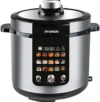 HYUNDAI Мультиварка-скороварка HYMC-2402 6л 1200Вт серебристый/черный Мультиварка-скороварка