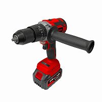 EDON UAD-21BL черный/красный 21В, 2аккум., бесщеточный Дрель-шуруповерт