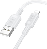 BOROFONE (6941991116346) BX112 2.4A PD 27W USB-Lightning 8 Pin 1 m белый Кабель