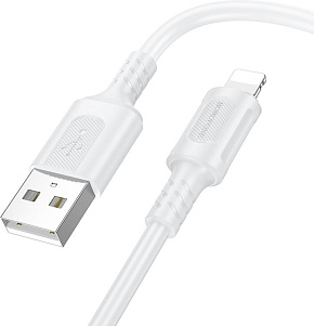 BOROFONE (6941991116346) BX112 2.4A PD 27W USB-Lightning 8 Pin 1 m белый Кабель