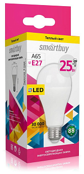 SMARTBUY (SBL-A65-25-30K-E27) 25W/3000/E27 Лампа светодиодная