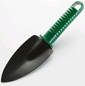 DELTA ИР-3002 Лопатка садовая узкая "Зеленый луг" (сталь+пластик) Лопатка