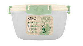 SUGAR&SPICE SE2242GR GREEN REPUBLIC квадратный лён 0,7л Контейнер