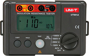 UNI-T (13-0043) Измеритель сопротивления изоляции UT501A Измеритель сопротивления