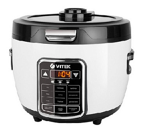 VITEK VT-4284 (MC) черный/белый Мультиварка