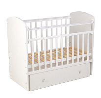 ФЕЯ Кроватка детская Фея 750, белый (2 кор) Кроватка ФЕЯ Кроватка детская Фея 750, белый (2 кор)