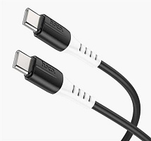 HOCO (6931474768599) X82 Silicone Charging Type-C (m) - Type-C (m) 1.0m - черный Кабель