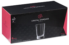 CRISTAL DARQUES Q4340 Набор стаканов MACASSAR 6шт 360мл высокие Набор стаканов