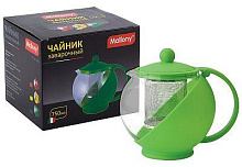 MALLONY Чайник заварочный VARIATO, объем: 750 мл, пластик корпус, фильтр из нерж стали, цвета в ассорт. (910102) Чайники заварочные