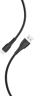 SMARTBUY (iK-12-S40b) S40 MicroUSB черный, 2.4 А, 1 м, Кабель