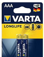 VARTA LR03 AAA BL2 LONGLIFE ALKALINE 1.5V (4103) (4103113412) Элементы питания