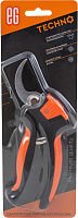 ЕГ (809) Techno Секатор CS50 обводной покр хром TPR оранжевый, сталь Секатор