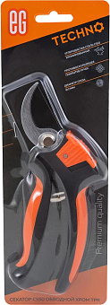 ЕГ (809) Techno Секатор CS50 обводной покр хром TPR оранжевый, сталь Секатор