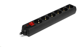 SVEN OPTIMA 3,0 м (6 розеток с защитными шторками, черный, цветная коробка) сетевой фильтр