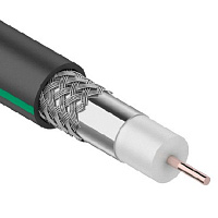 PROCONNECT (01-2436-1) SAT 703 B, CU/AL/AL, 75%, 75 ОМ, бухта 100 м - черный Кабель коаксиальный