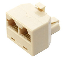 5BITES LY-US024 RJ-45 8P8C M/2F проходной адаптер