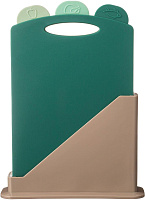 AGNESS 671-508 ЗЕЛЕНЫЙ на подставке 24*7.8*17см (4 предмета)