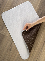 ЕГ (17340) Коврик для ванной Волна 70х45 см - 80 Коврик для ванной