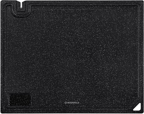 MAUNFELD ASTRID MF40ASTR31CB Доска разделочная с ножеточкой, 40*31,5 см, черный