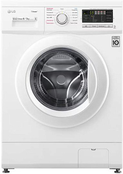 LG F1296CDS0X (с сушкой) белый