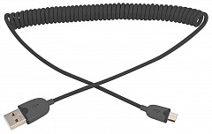 REXANT (18-4300) USB кабель универсальный microUSB шнур витой 1 м черный REXANT Дата-кабель