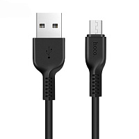 HOCO (6957531068907) X20 USB (m)-microUSB (m) 2.0м - черный USB кабель