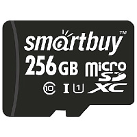 SMARTBUY (SB256GBSDCL10-01) MicroSDXC 256GB Class10 UHS-1 + адаптером Карта памяти SMARTBUY (SB256GBSDCL10-01) MicroSDXC 256GB Class10 UHS-1 + адаптер