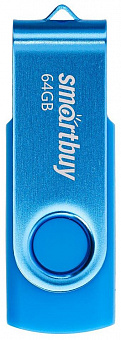 SMARTBUY (SB064GB2TWB) UFD 2.0 064GB Twist Blue синий USB-флэш